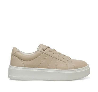 KENDENA 4FX Krem Kadın Sneaker